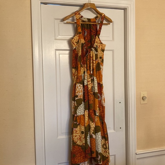 NWT Fore maxi dress with scoop back and ruffle bottom. Size M. Beautiful! - Picture 3 of 7